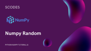 NumPy Random - Python Numpy tutorials - 15 | SCODES